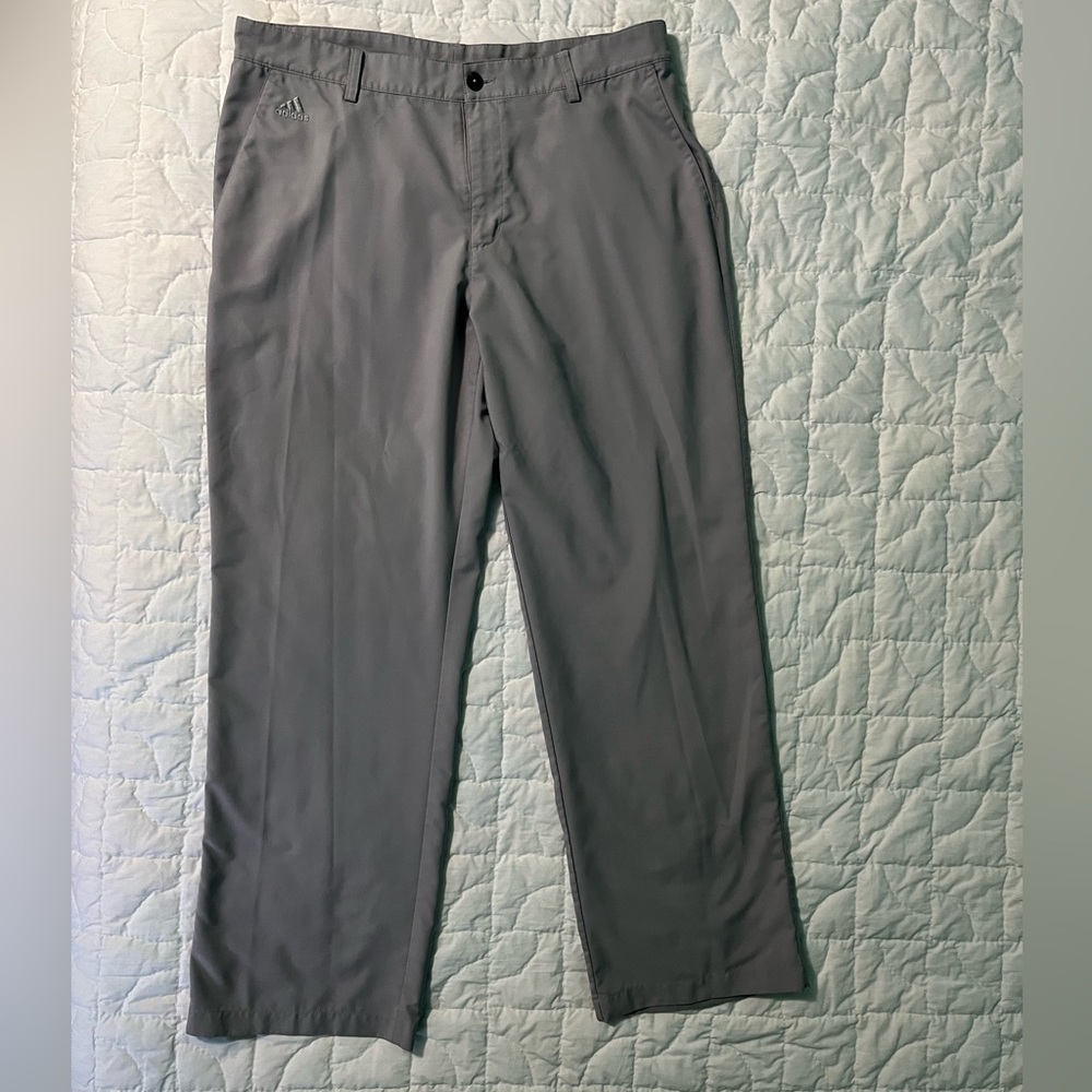 Adidas Men's Light Gray Dress Pants